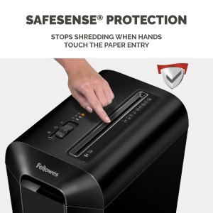 Fellowes LX Series Powershred LX65 paper shredder Cross shredding 70 dB 4 cm Black