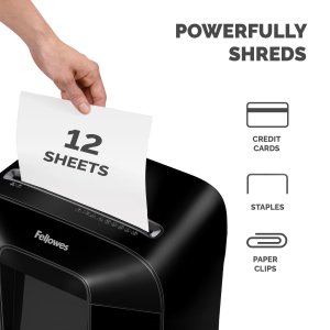 Fellowes LX Series lowes Powershred LX85 paper shredder Cross shredding 75 dB 22.4 cm Black