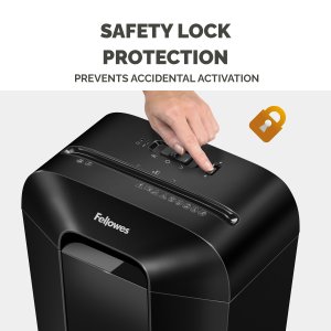 Fellowes LX Series Powershred LX45 paper shredder Cross shredding 70 dB Black