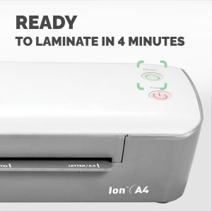 Fellowes 4560401 laminator Hot laminator Grey, White