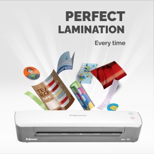 Fellowes 4560401 laminator Hot laminator Grey, White