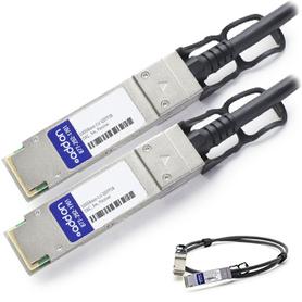 Dell 470-AAWN Compatible TAA Compliant 40GBase-CU QSFP+ to QSFP+ Direct Attach Cable (Passive Twinax, 3m)