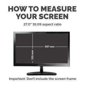 Fellowes PrivaScreen 68.6 cm (27") Monitor Frameless display privacy filter