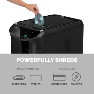 Fellowes AutoMax 550C paper shredder Cross shredding 60 dB 23 cm Black