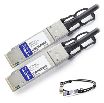 AddOn Networks 1m QSFP+ - QSFP+ InfiniBand/fibre optic cable QSFP+ Black