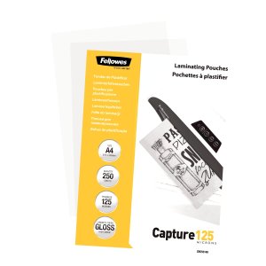 A4 Glossy 125 Micron Laminating Pouch - Value Pack