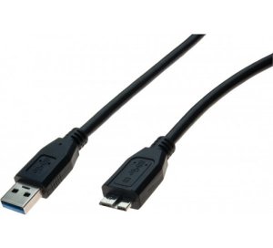 Hypertec 532474-HY USB cable USB 3.2 Gen 1 (3.1 Gen 1) 1.8 m USB A Micro-USB B Black