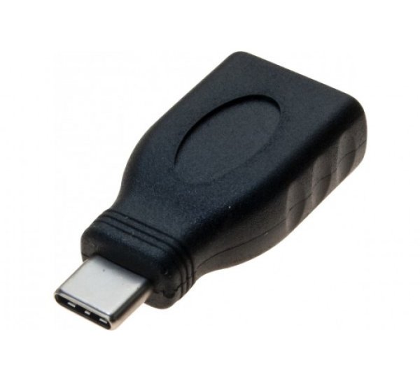 USB A - USB C, F/M, Black