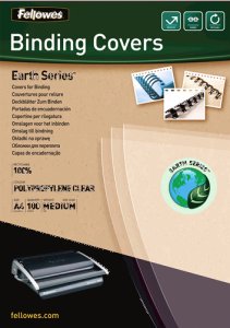Earth Series Polypropylene Covers - Clear, A4
