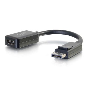 C2G 8in DisplayPortTM Male to HDMI Female Adapter Converter - Black