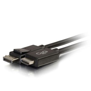 6ft (1.8m) DisplayPort™ Male to HDMI® Male Adapter Cable - Black