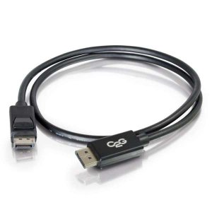 2m DisplayPort Cable with Latches 8K UHD M/M - 4K - Black