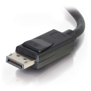 C2G 25ft (7.6m) DisplayPortTM Cable with Latches 4K 60Hz UHD M/M - Black