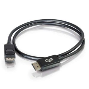 35ft DisplayPort Cable with Latches M/M, Black