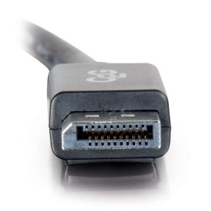 C2G 35ft (10.7m) DisplayPortTM Cable with Latches 4K 60Hz UHD M/M - Black
