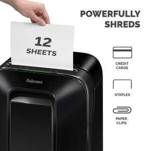 Fellowes LX Series Powershred LX200 paper shredder Cross shredding 65 dB Black