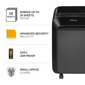 Fellowes LX Series Powershred LX210 paper shredder Black