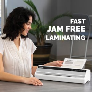 Fellowes A3 Laminator Machine Saturn A4 Laminating Machine 80 to 125 Micron 10 A4 Laminating Pouch Starter Pack Included