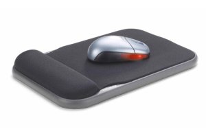 Height Adjustable Gel Mouse Pad - Black