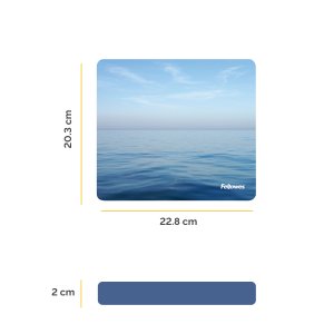 Fellowes Earth Series Mouse Pad Blue Ocean