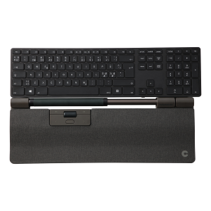 Contour Design RollerMouse Pro (Wired) with Extended wrist rest in fabric Dark Grey