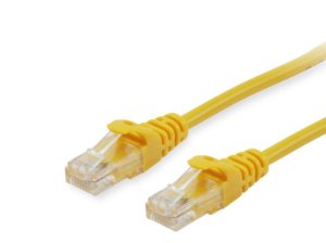 Equip Cat.6A U/UTP Patch Cable, 5m, Yellow