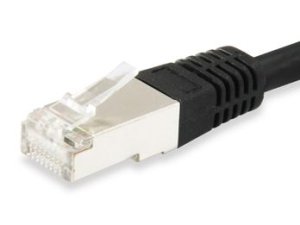 Equip Cat.6A Platinum S/FTP Patch Cable, 0.5m, Black