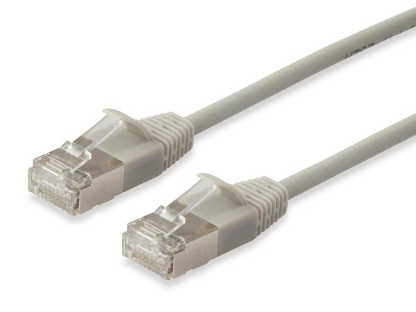 Equip Cat.6A F/FTP Slim Patch Cable, 10m, Beige