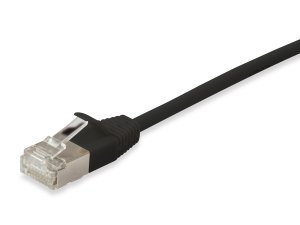 Equip Cat.6A F/FTP Slim Patch Cable, 10m, Black