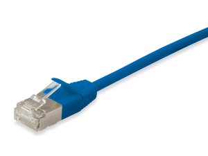 Equip Cat.6A F/FTP Slim Patch Cable, 0.25m, Blue