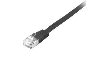 Equip Cat.6A U/FTP Flat Patch Cable, 3.0m, black