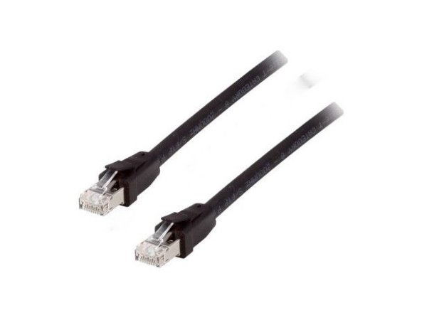 Equip Cat 8.1 S/FTP (PIMF) Patch Cable, LSOH, 3.0m, Black