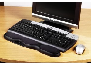 Kensington Memory Gel Keyboard Wrist Rest - Black