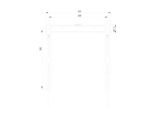 Equip 32"-55" Fixed TV Wall Mount Bracket