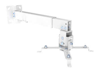 Equip Projector Ceiling Wall Mount Bracket, White