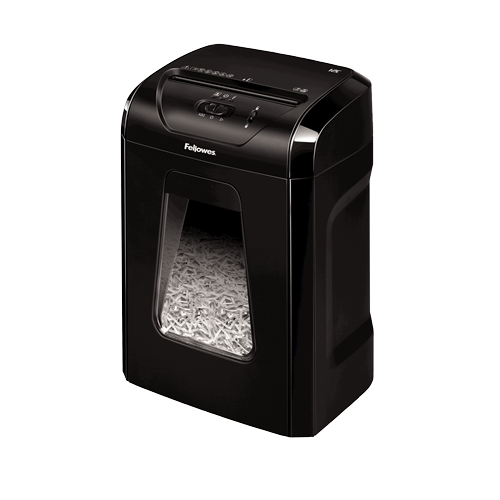 Fellowes Powershred 12C Cross-Cut Shredder paper shredder Cross shredding 22.5 cm Black