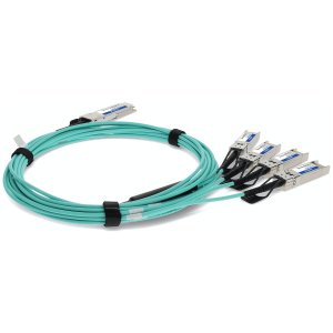 AddOn Networks 721070-B21-2M-AO InfiniBand/fibre optic cable QSFP+ 4x SFP+ AOC Green