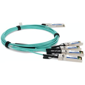 AddOn Networks 721070-B21-2M-AO InfiniBand/fibre optic cable QSFP+ 4x SFP+ AOC Green