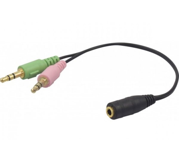 ProConnectLite® Mic and headset (M) to 3.5mm Jack (F)