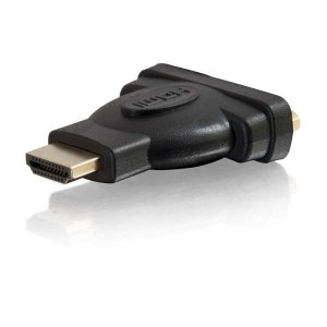 C2G 80348 cable gender changer HDMI DVI-I Black