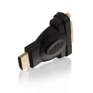 C2G 80348 cable gender changer HDMI DVI-I Black