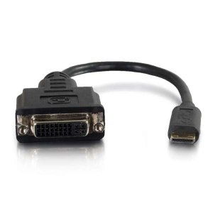 C2G 80505 video cable adapter 0.2 m Mini-HDMI DVI-D Black