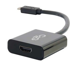 C2G USB 3.1 USB C to HDMI Audio/Video Adapter - USB Type C to HDMI Black