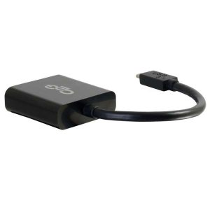 C2G USB C to DisplayPort Adapter Converter - USB Type C to DisplayPort Black