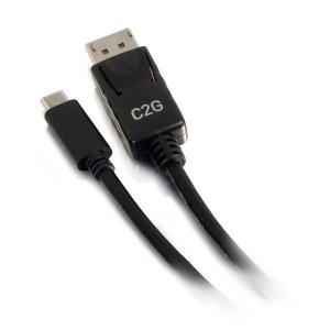 C2G 2.7m (9ft) USB C to DisplayPort Adapter Cable Black - 4K Audio / Video Adapter