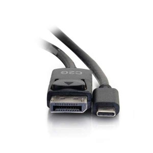 C2G 2.7m (9ft) USB C to DisplayPort Adapter Cable Black - 4K Audio / Video Adapter