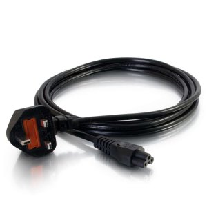 C2G 1m UK Laptop Power Cord (BS 1363 to IEC 60320 C5)