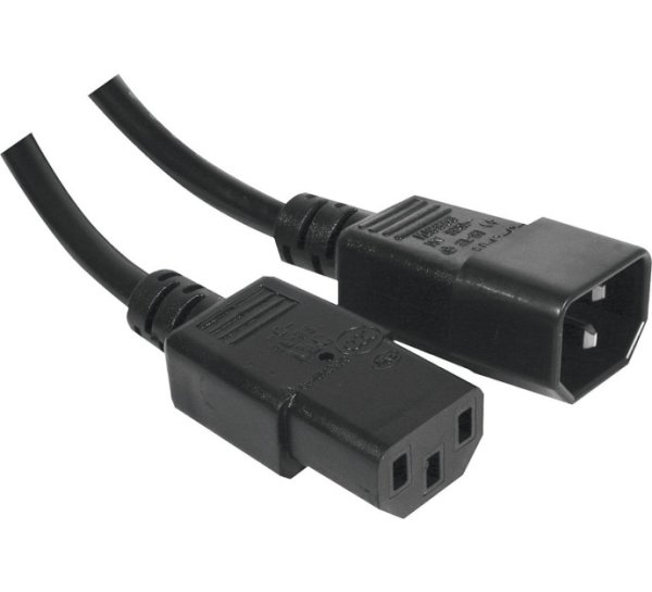 Générique ECF-808051 power cable Black 2.5 m IEC C14 IEC C13