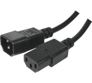 Générique ECF-808051 power cable Black 2.5 m IEC C14 IEC C13