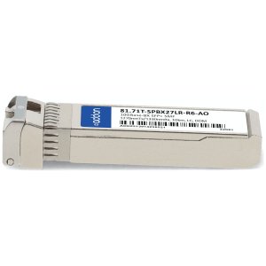 10GBase-BX SFP+ Transceiver, SMF, 1270nmTx/1330nmRx, 10km, LC, DOM